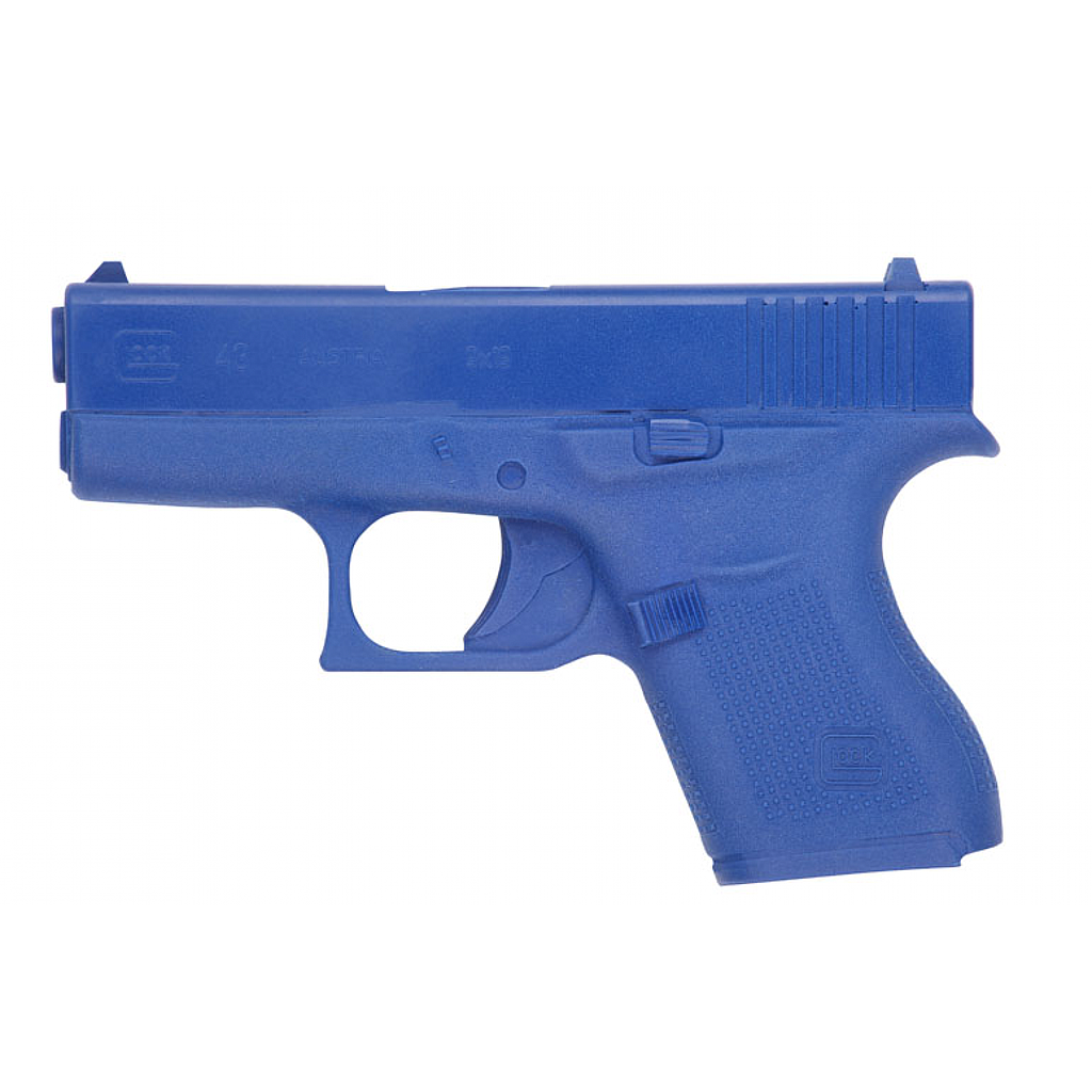 Bluegun Glock 43 - Arme d'Entrainement Police 1:1 en Polyuréthane Bleu