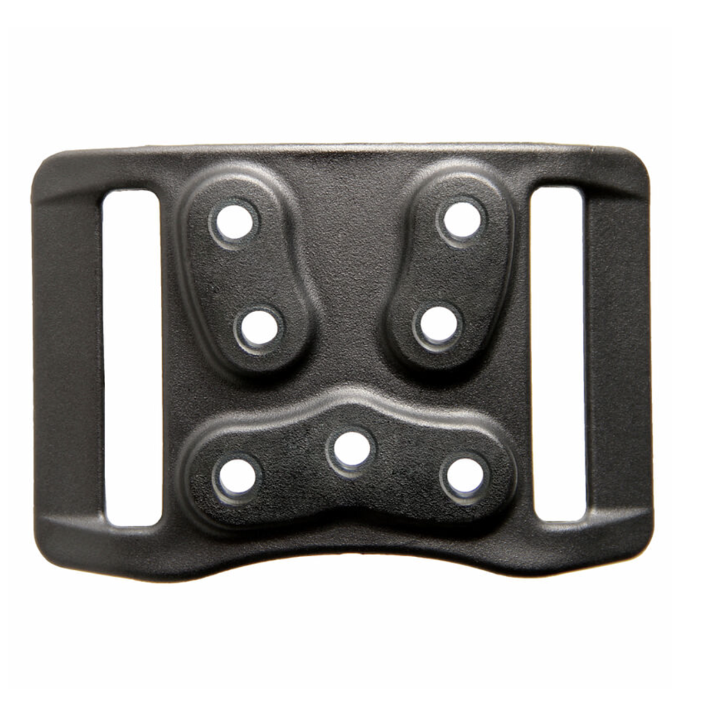 Blackhawk CQC Black High-Ride Lug - Holster Riser, 2"/2.25" Belts