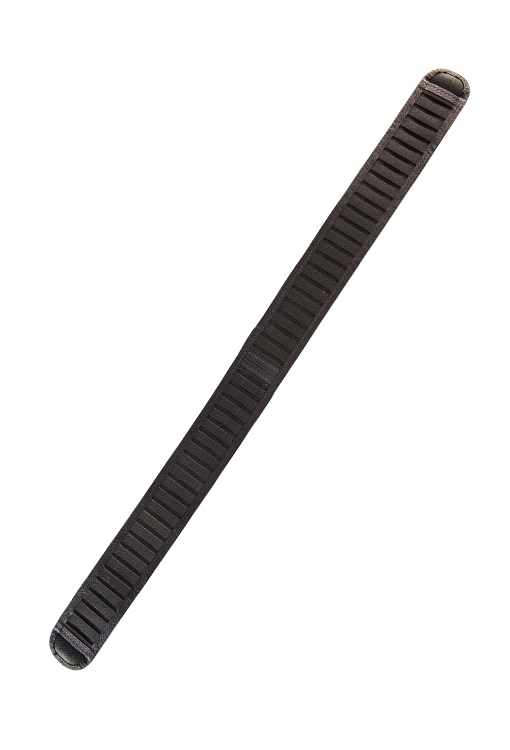 HSG Duty-Grip Padded Belt - Gepolsterter Gürtel aus Neopren mit Laser-Cut-Schlitzen, Schwarz