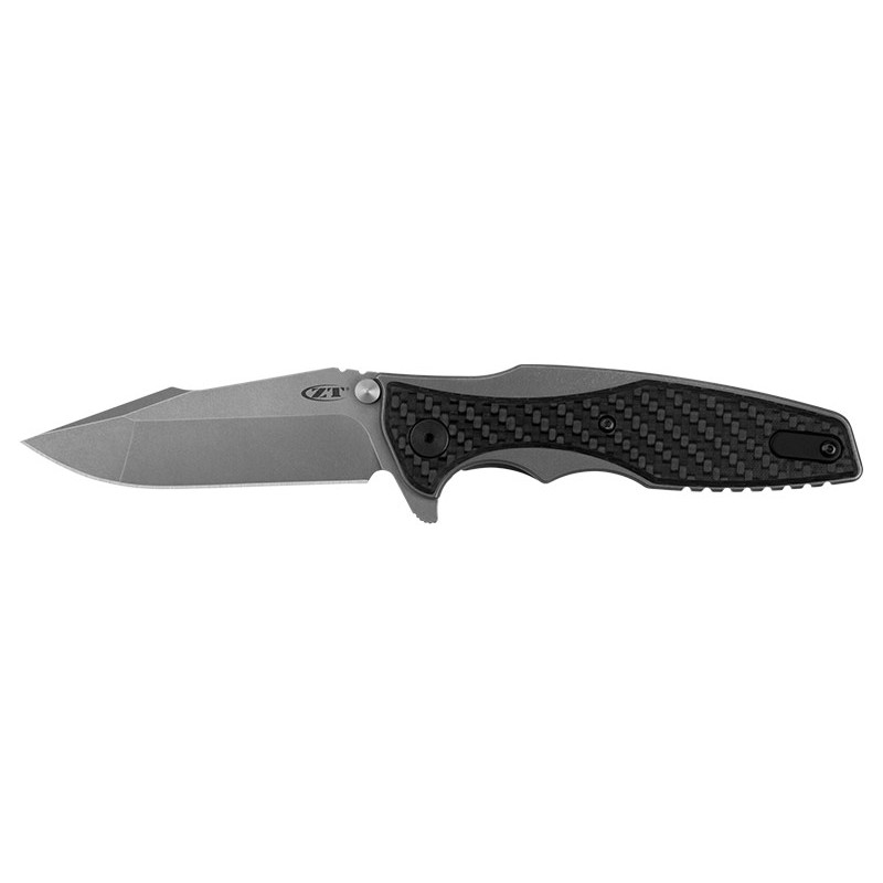 Zero Tolerance 0393GLCF - Titanium Knife Rick Hinderer, Glow-in-the-Dark Carbon Fiber
