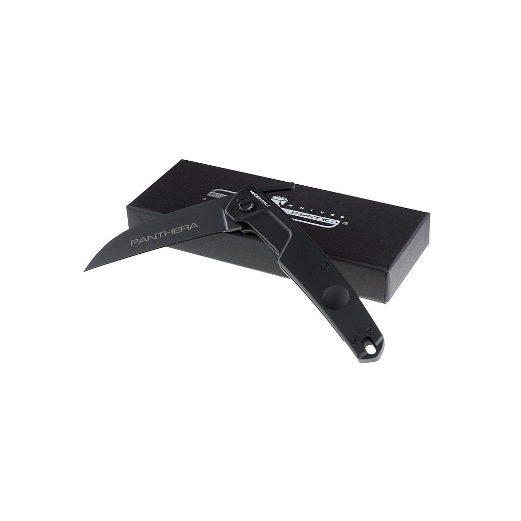 Couteau Extrema Ratio Panthera Black - Lame Wharncliffe Böhler N690, Ouverture Razor