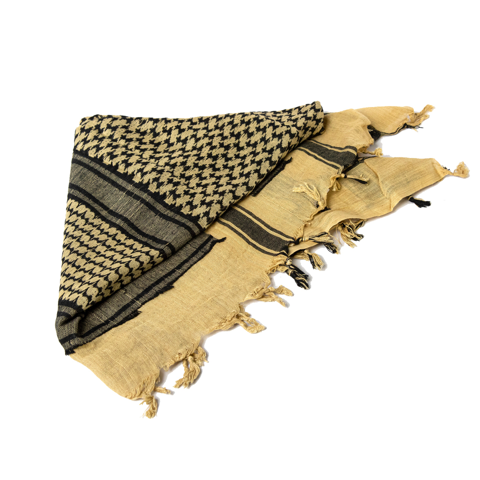 Shemagh Blackhawk 100% Coton - Protection Tête et Cou, Coyote/Olive