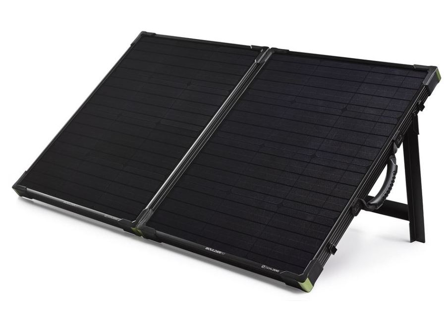 GoalZero Boulder 100 Briefcase - Rugged and Portable 100W Solar Panel