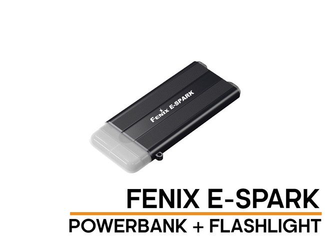 Fenix E-Spark 100 Lumens - Lampe Porte-Clés Rechargeable & Powerbank USB-C