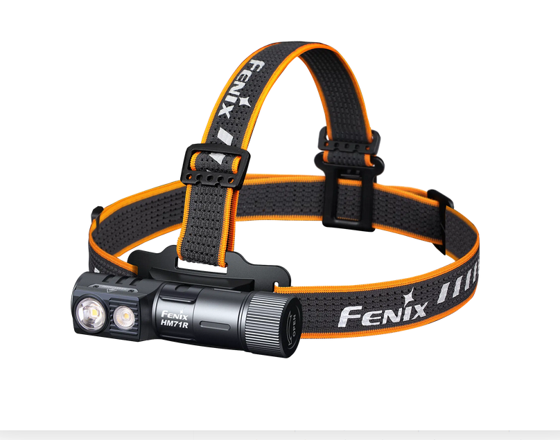 Fenix HM71R Headlamp - 2700 Lumens, USB-C, IP68, Dual Beam