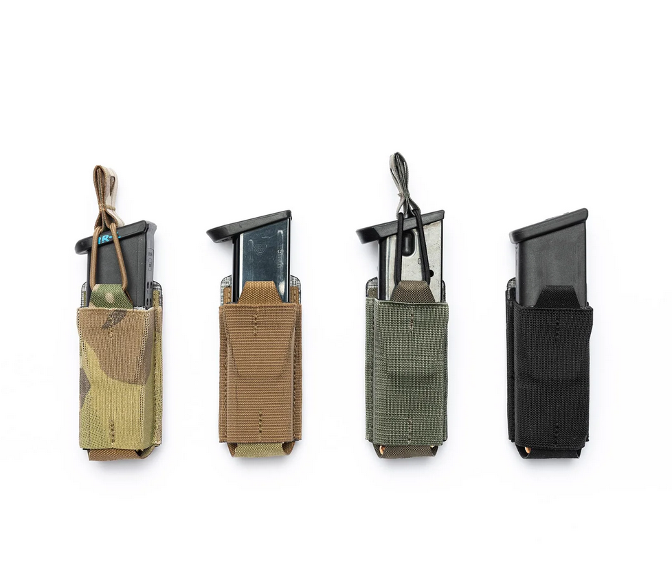 Magazintasche 9 mm BlackFolium HYBRID - Kydex-Retention, Ultraleicht 28g