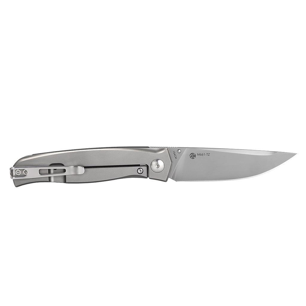 Ruike M661-TZ Knife - Titanium & G10 Framelock, 154CM Steel