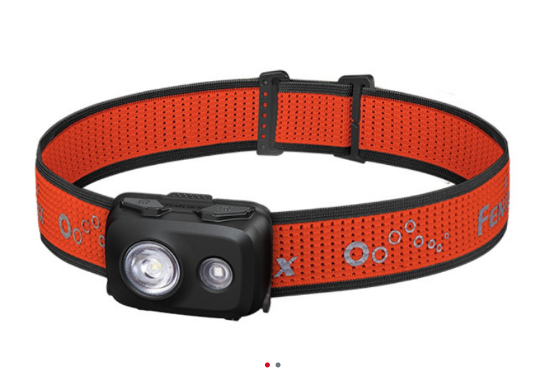 Fenix HL16 - Lampe Frontale Légère 450 Lumens, LED Blanche et Rouge