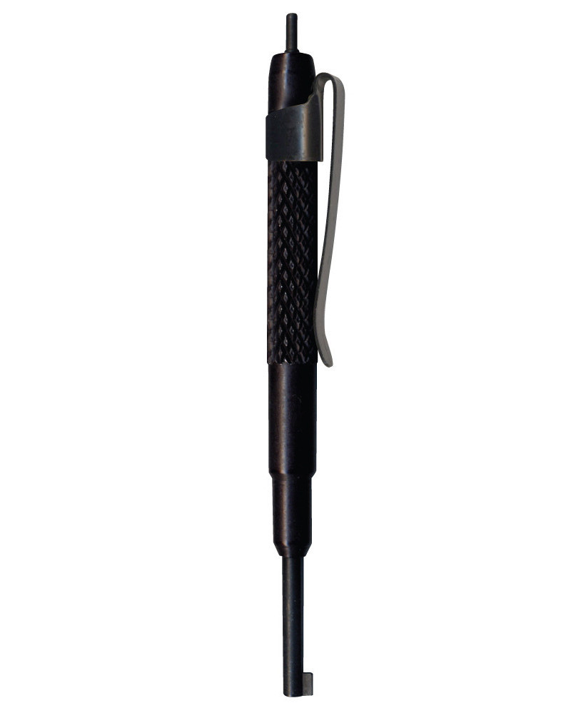 Zak Tool ZT14 - Clé à Menottes Aluminium Noir avec Clip de Poche