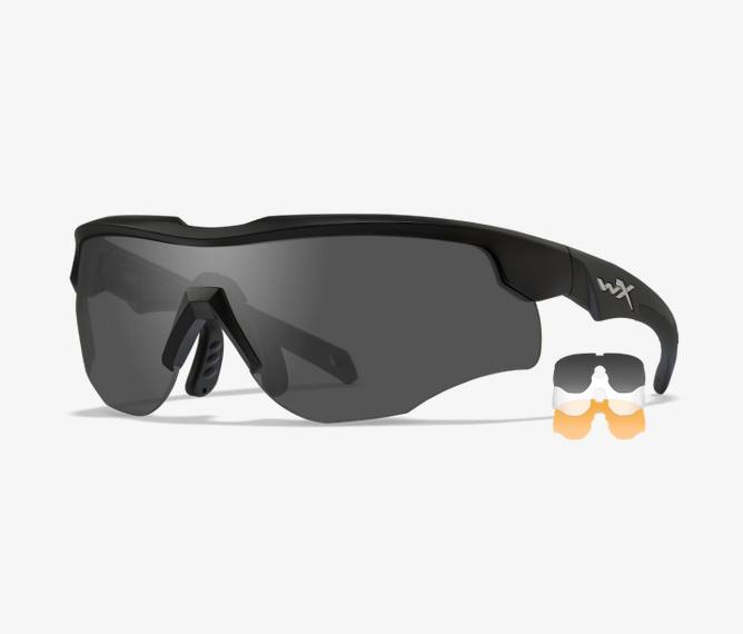 Wiley X WX Rogue Comm - Lunettes Balistiques 3 Verres Interchangeables