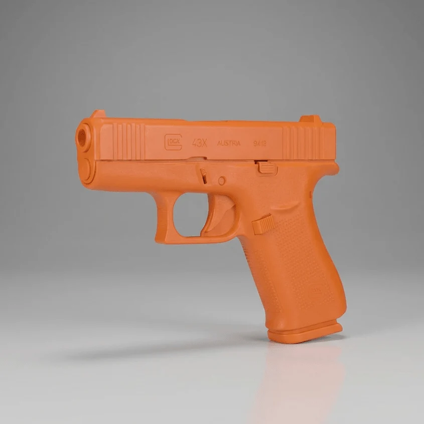 Bluegun GLOCK 43X Orange - Training Dummy Replica