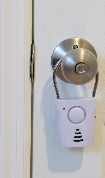 Sabre Red Door Handle Alarm - 110 dB Siren for Home and Travel