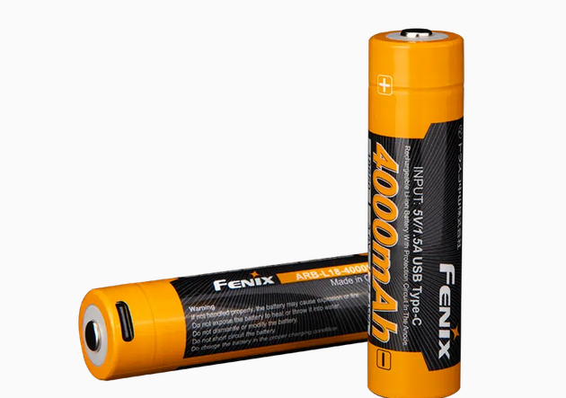 Fenix ARB-L18-3500U - 18650 3500mAh USB Battery, Fast and Safe Charging