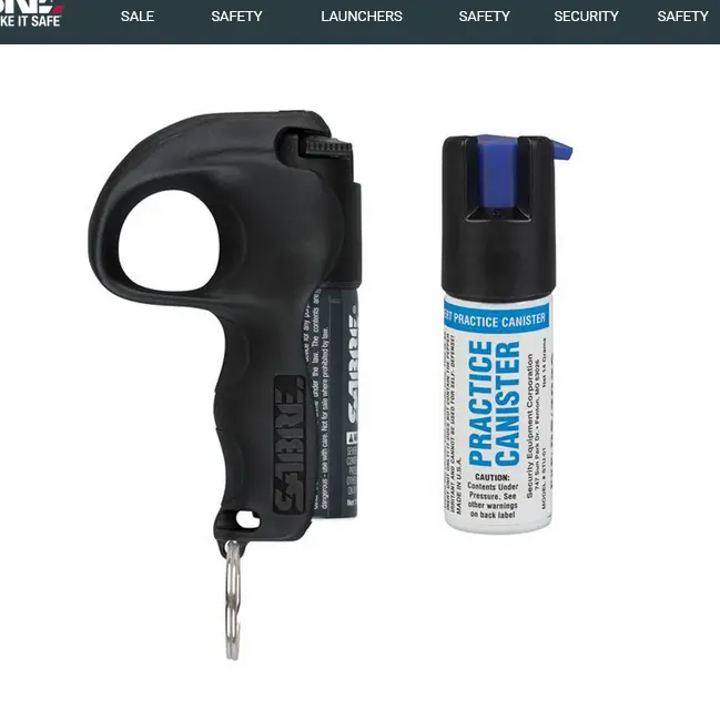 SABRE Red Quick Grip Pepper Spray - Fast Aim, Complete Kit