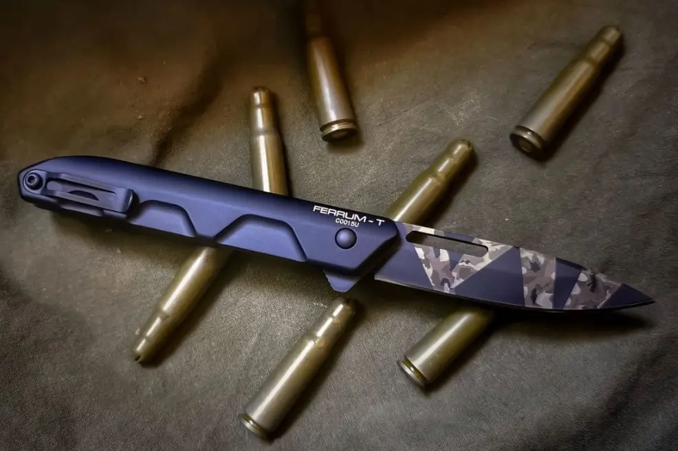 Extrema Ratio Ferrum T Black Warfare - Couteau Pliant Tactique N690
