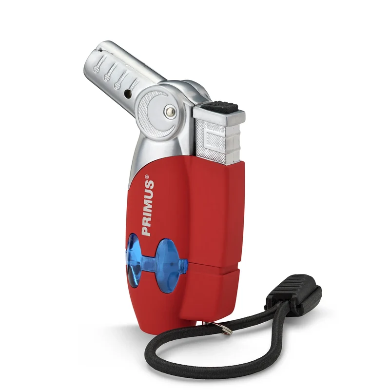 Primus PowerLighter Rouge - Briquet Chalumeau Tout Temps, Résistant au Vent