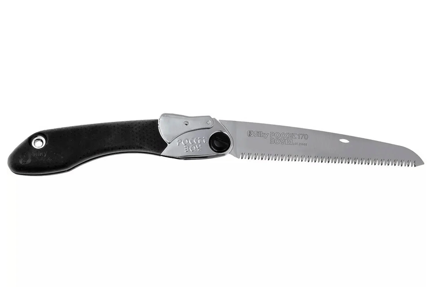 Scie pliante Silky Pocketboy 340-17 - lame 170 mm, manche caoutchouc noir