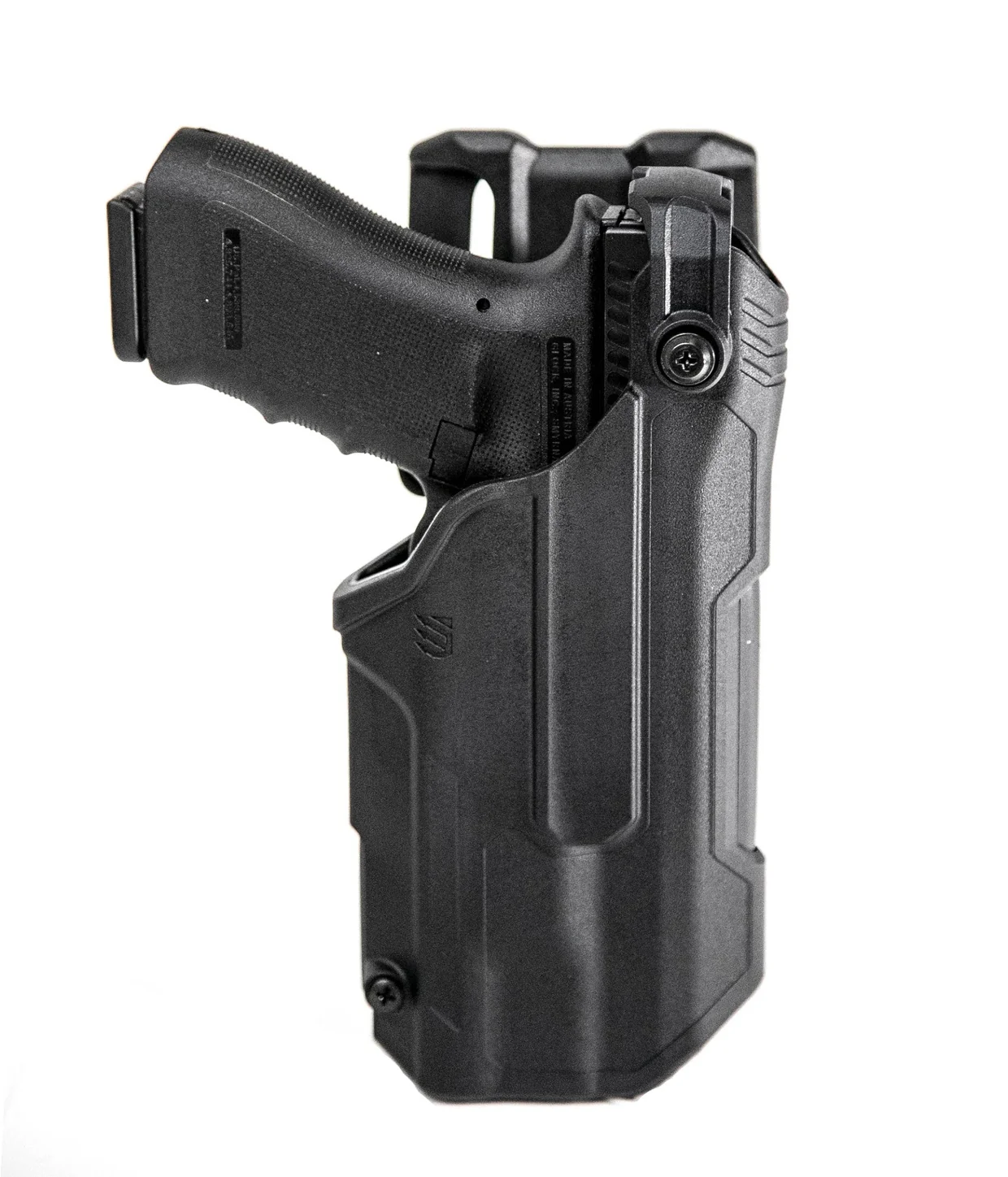 Blackhawk Holster T-Series Level 3 Duty Light-Bearing Glock 17/19 - Retention Stufe 3, Kompatibel mit TLR-7/8