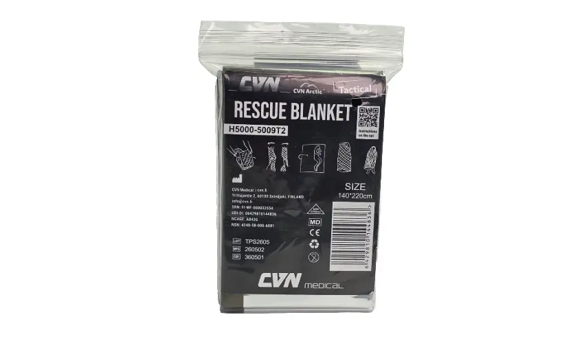 Couverture de Survie CVN SC8014 - Protection Thermique Tactique Une Couche
