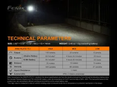 Fenix E01 - Mini Lampe de Poche Porte-clés, Étanche IP68, 100 Lumens - Image 2