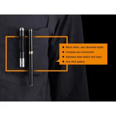 Fenix LD02 UV - Lampe Stylo EDC Compacte, Lumière Blanche & UV 200mW - Image 3
