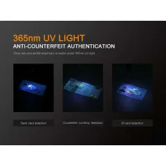 Fenix LD02 UV - Lampe Stylo EDC Compacte, Lumière Blanche & UV 200mW - Image 8