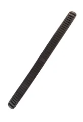 HSG Duty-Grip Padded Belt - Gepolsterter Gürtel aus Neopren mit Laser-Cut-Schlitzen, Schwarz - Image 2