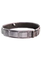 HSG Duty-Grip Padded Belt - Gepolsterter Gürtel aus Neopren mit Laser-Cut-Schlitzen, Schwarz - Image 3
