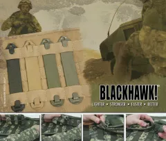 Blackhawk Speed Clip Noir SC2257 - Fixation Rapide Équipement M.O.L.L.E - Image 2