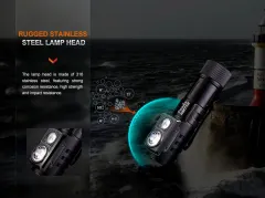 Lampe Frontale Fenix HM71R - 2700 Lumens, USB-C, IP68, Double Faisceau - Image 2