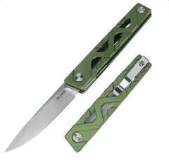 Couteau Pliant Ruike P878 - Acier 14C28N, Manche Aluminium 6063 - Image 2