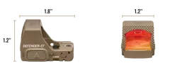 Vortex Defender-ST™ Micro - Viseur Point Rouge 3 MOA Robuste - Image 2