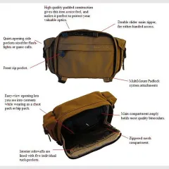 Eberlestock Multipack A2MP - Poche MOLLE 10 compartiments, port poitrine possible - Image 3