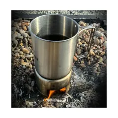 Pathfinder Bottle Stove Stainless Steel - Compact Plastic-Free Stove - Image 2