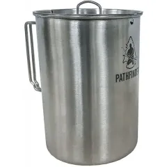 Tasse et Couvercle PATHFINDER 1.4L - Inox Robuste pour Bivouac - Image 1