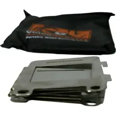 QuickSurvive Mini Réchaud à Bois Pliable - Léger 142g, Inox - Image 2