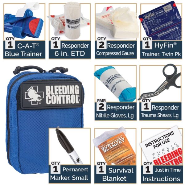 Kit Individual Bleeding Control Blue Training NAR – Image 4