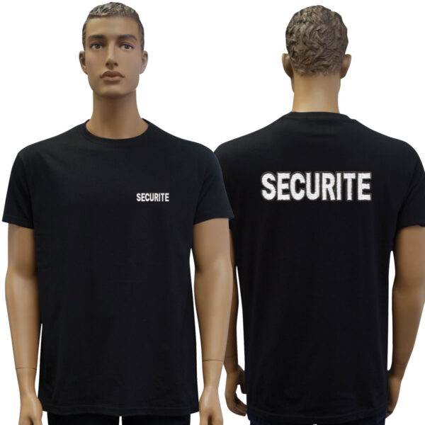 T-shirt Sécurité Noir
